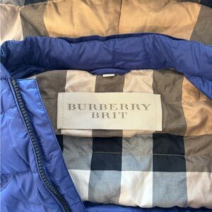 Blue Burberry Brit Vest XL